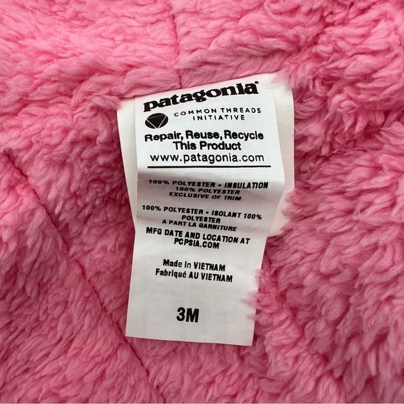 Patagonia Infant Reversible Tribbles Snow Pants Pink Size 3 months - Picture 11 of 11